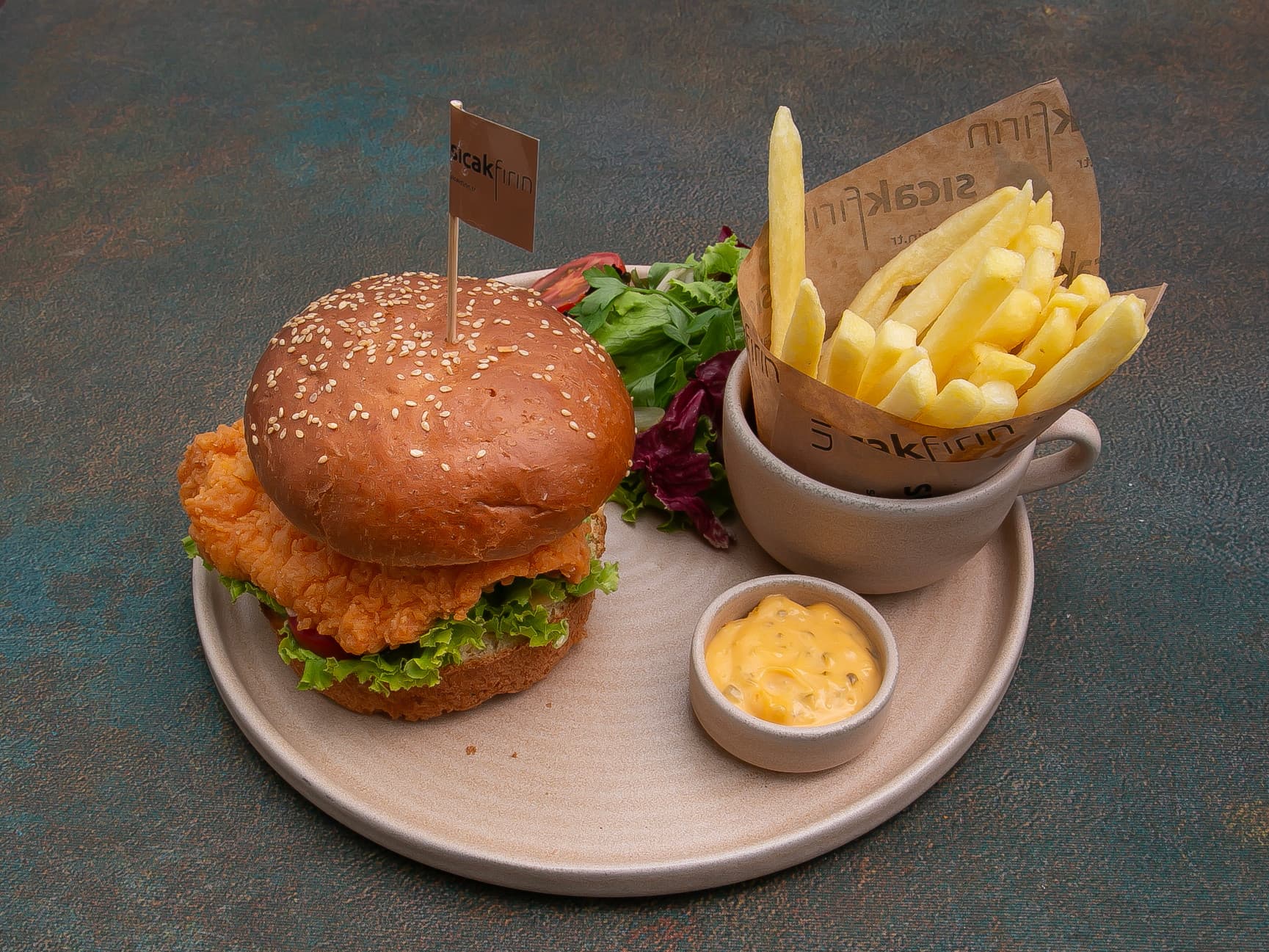 Çıtır Tavuk Burger