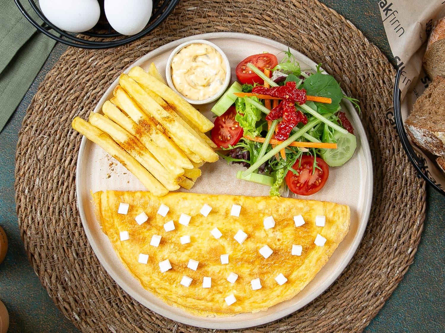 Beyaz Peynirli Omlet