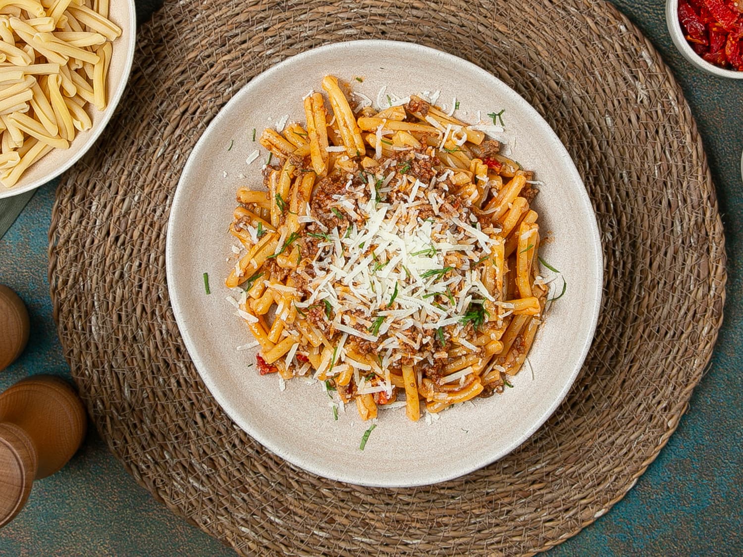 Bolognese Soslu Cassarecce Makarna