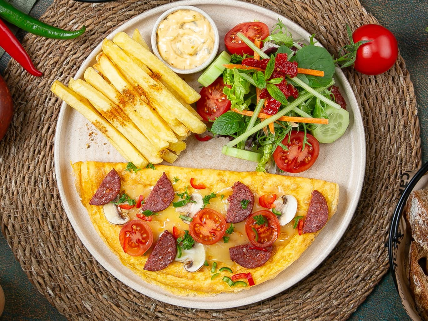 Karışık Omlet