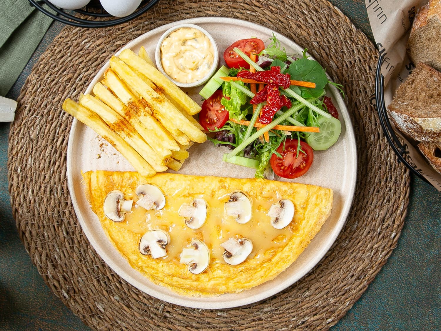 Mantarlı Omlet