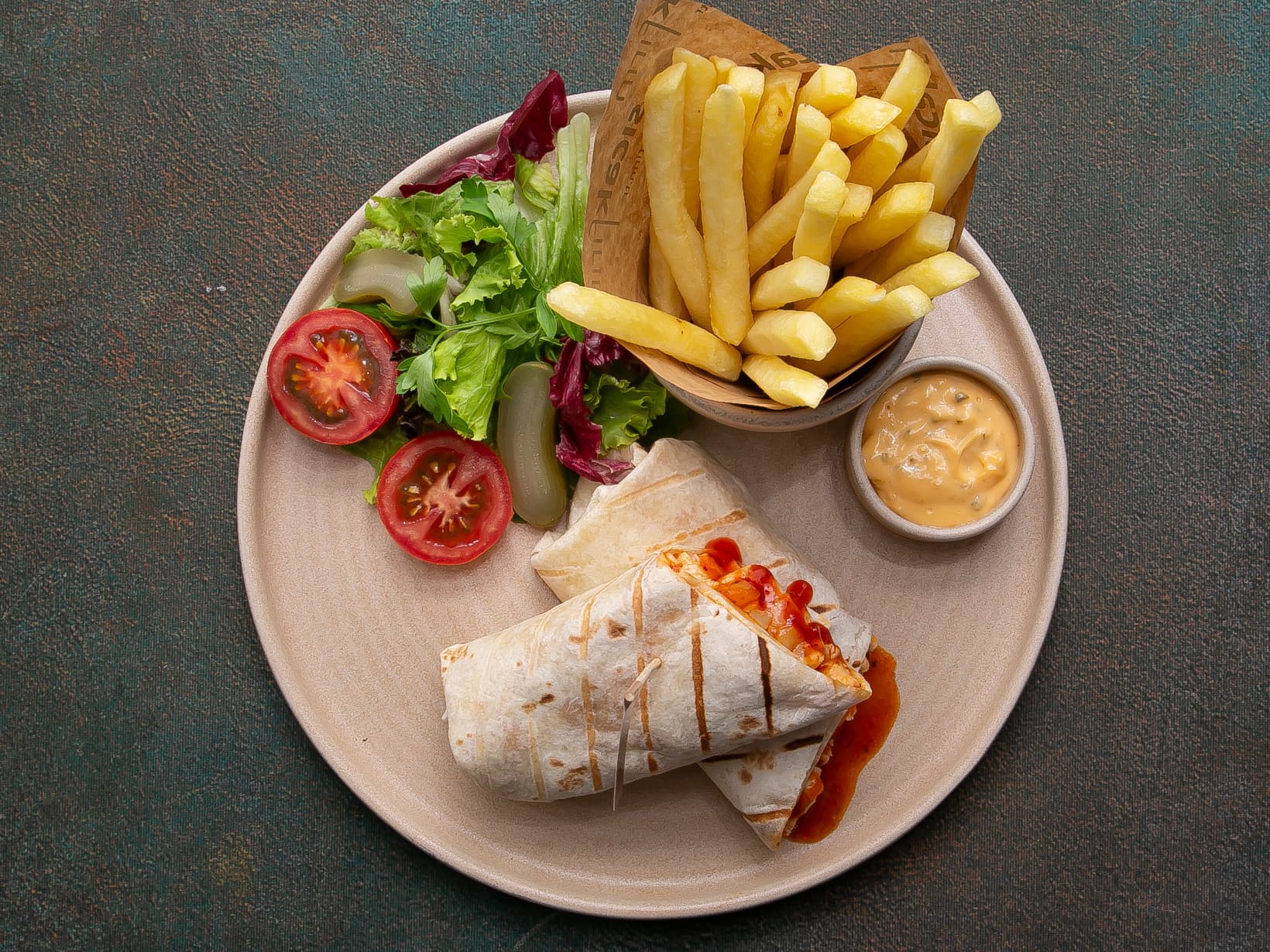 Soslu Tavuk Wrap